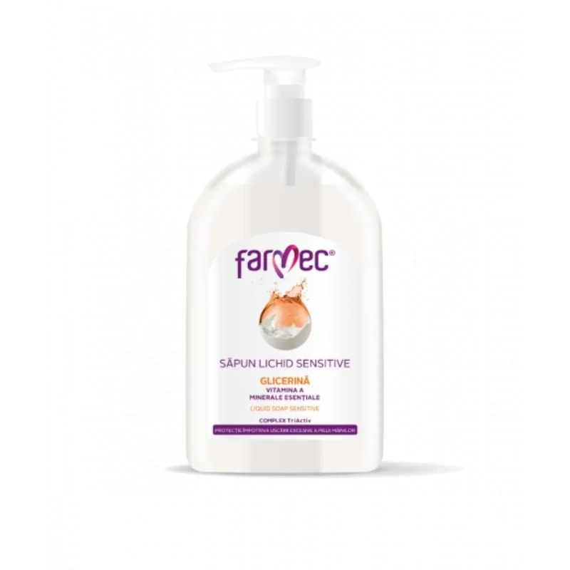 Sapun Lichid Sensitive, 500ml, Farmec