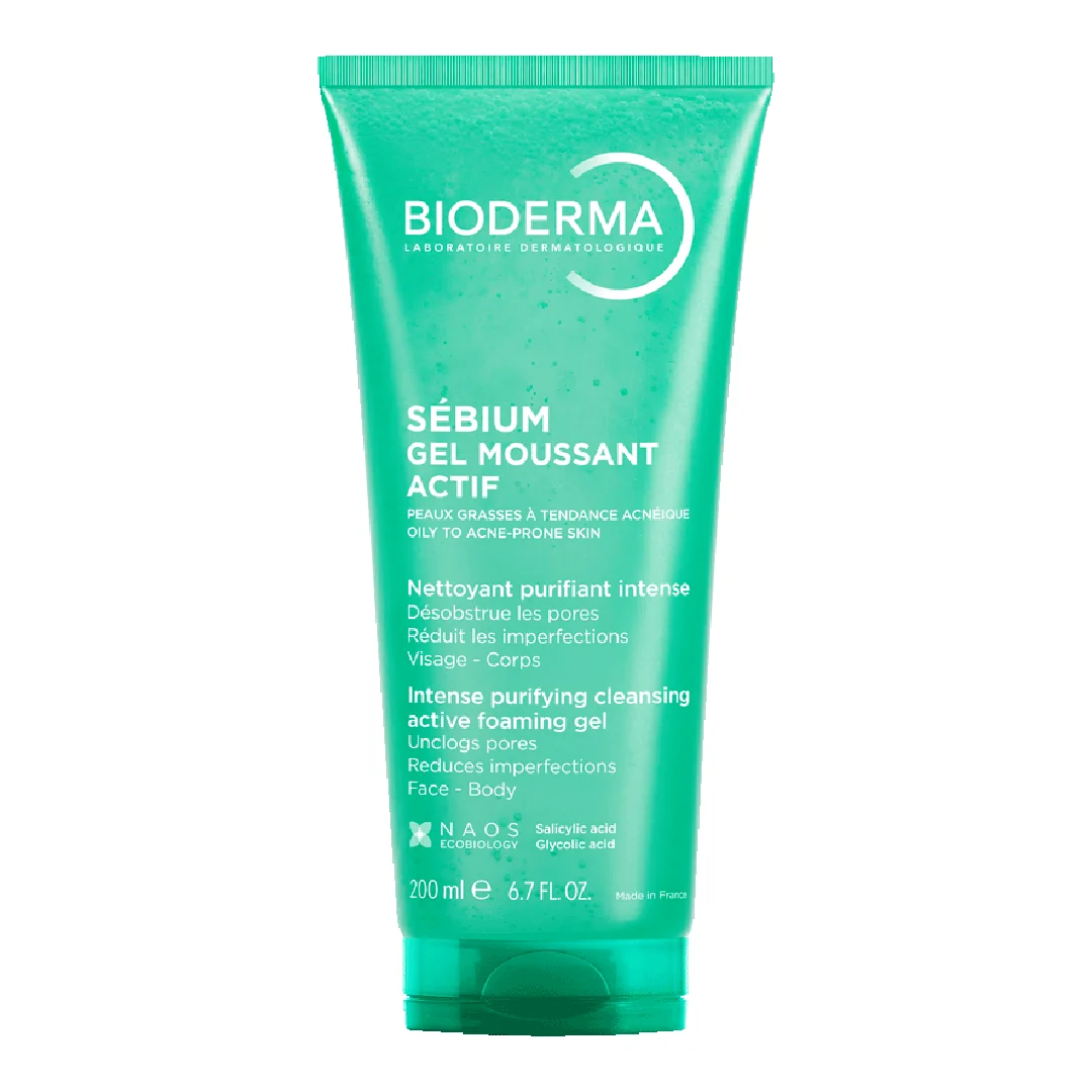 Gel Spumant Activ Sebium, 200 Ml, Bioderma
