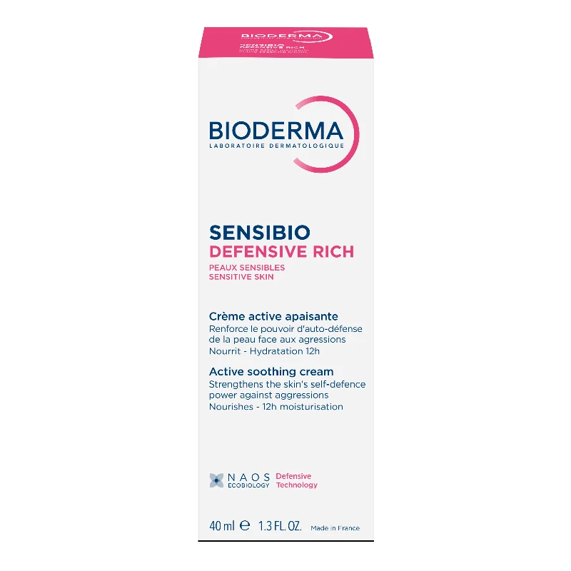 Crema Calmanta Sensibio Defensive Rich, 40 Ml, Bioderma