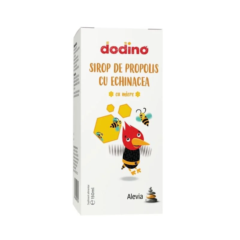 Sirop De Propolis Cu Echinacea Și Miere, Dodino, 150 Ml, Alevia