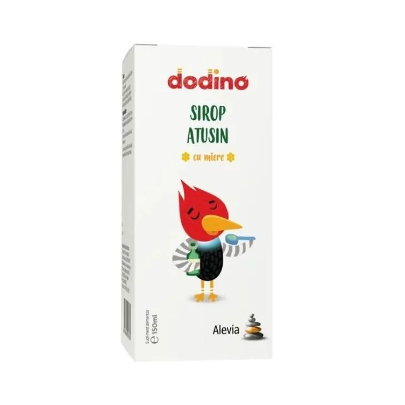 Sirop Atusin Cu Miere Dodino, 150 Ml, Alevia