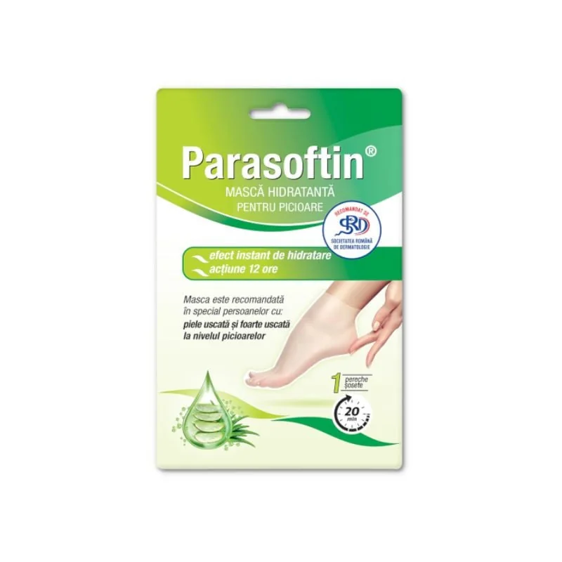 Parasoftin Masca Hidratanta Pentru Picioare, 1 Pereche