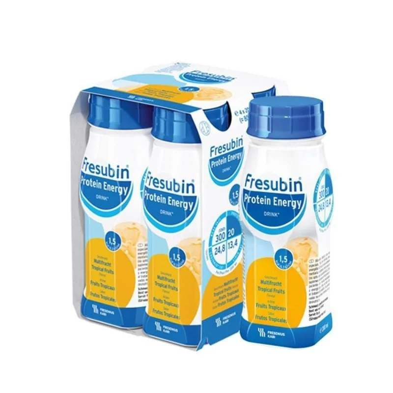 Fresubin Protein Energy Drink, Aroma De Fructe Tropicale, 4*200ml, Fresenius Kabi