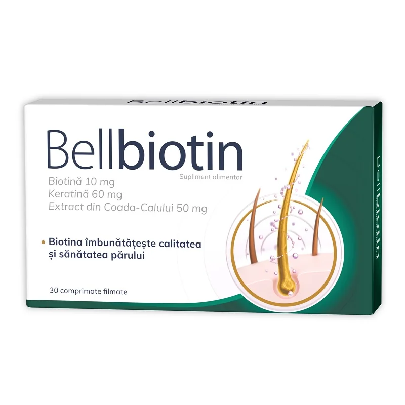 Bellbiotin, 30 Comprimate Filmate, Zdrovit