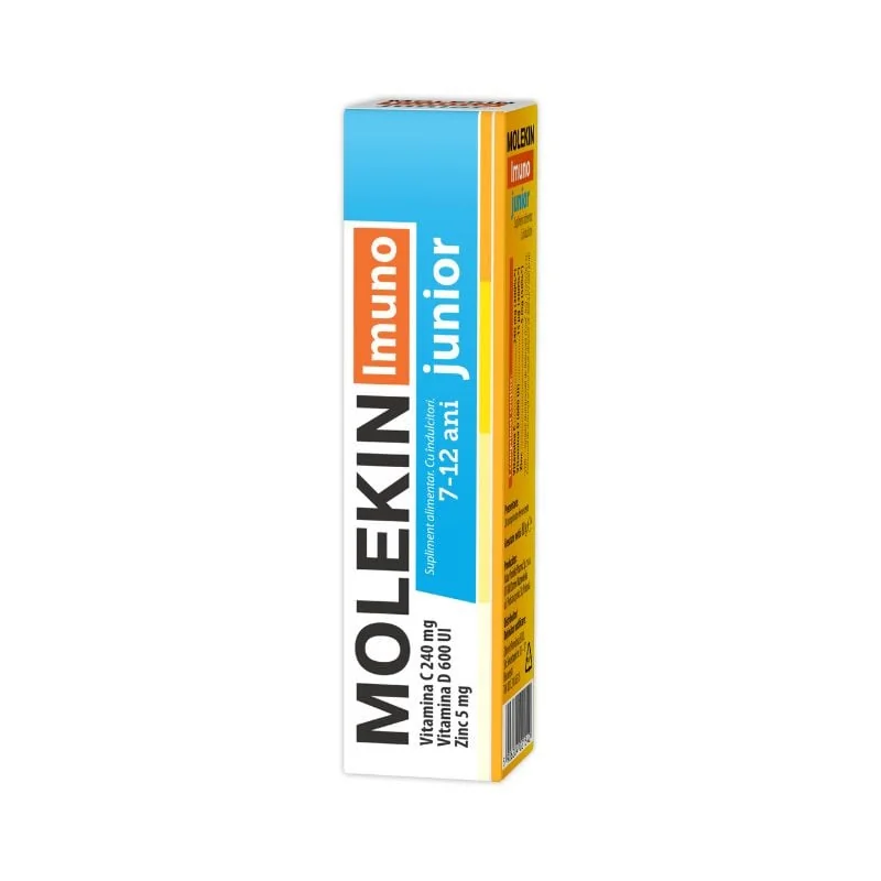 Molekin Imuno Junior 7-12 Ani, 20 Comprimate Efervescente