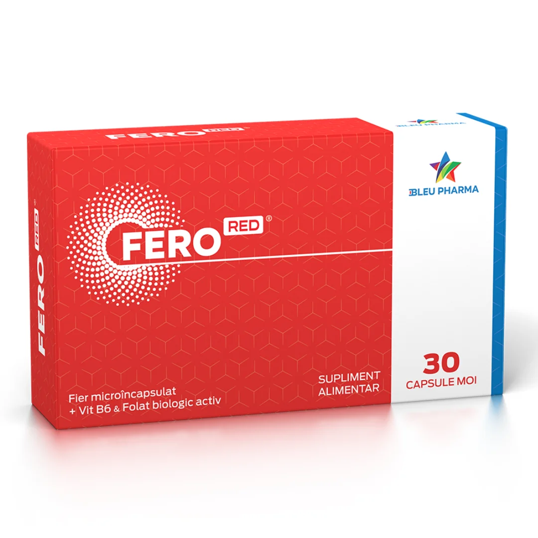 FeroRed, 30 Capsule Moi, Bleu Pharma