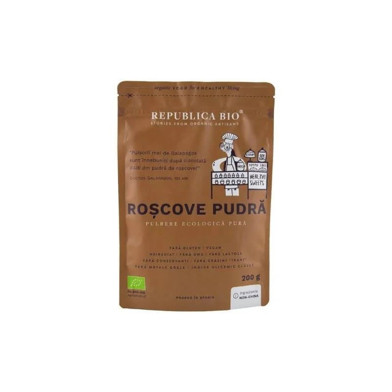 Republica Bio Pudra De Roscove, Pulbere Ecologica Pura, 200G