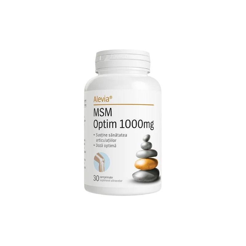 Alevia Msm Optim 1000mg, 30 Comprimate