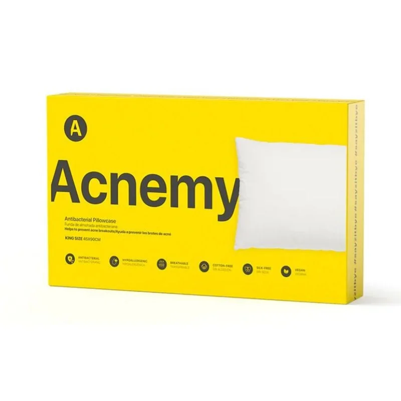 AcneMy Fata De Perna Extra Moale Si Antibacteriana King Size, 1 Bucata