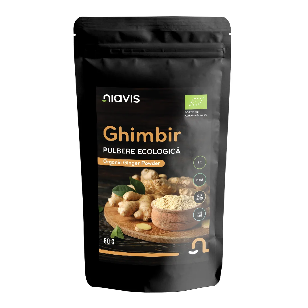 Ghimbir Pulbere Ecologica Bio, 60G, NIAVIS