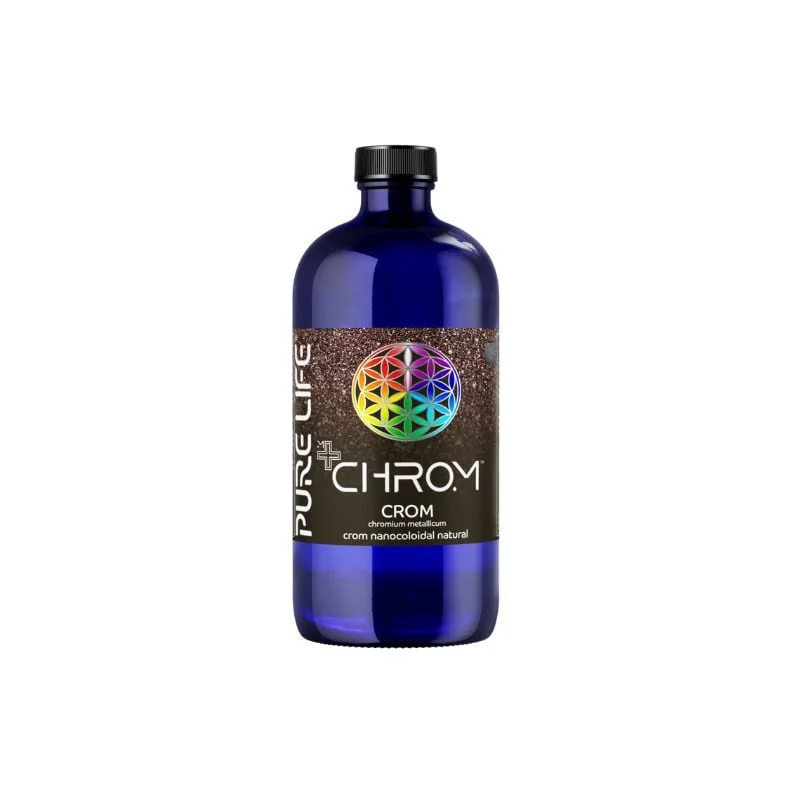 Crom Nanocoloidal Minerals+ Chrom 25 PPM, 480 Ml, Pure Life