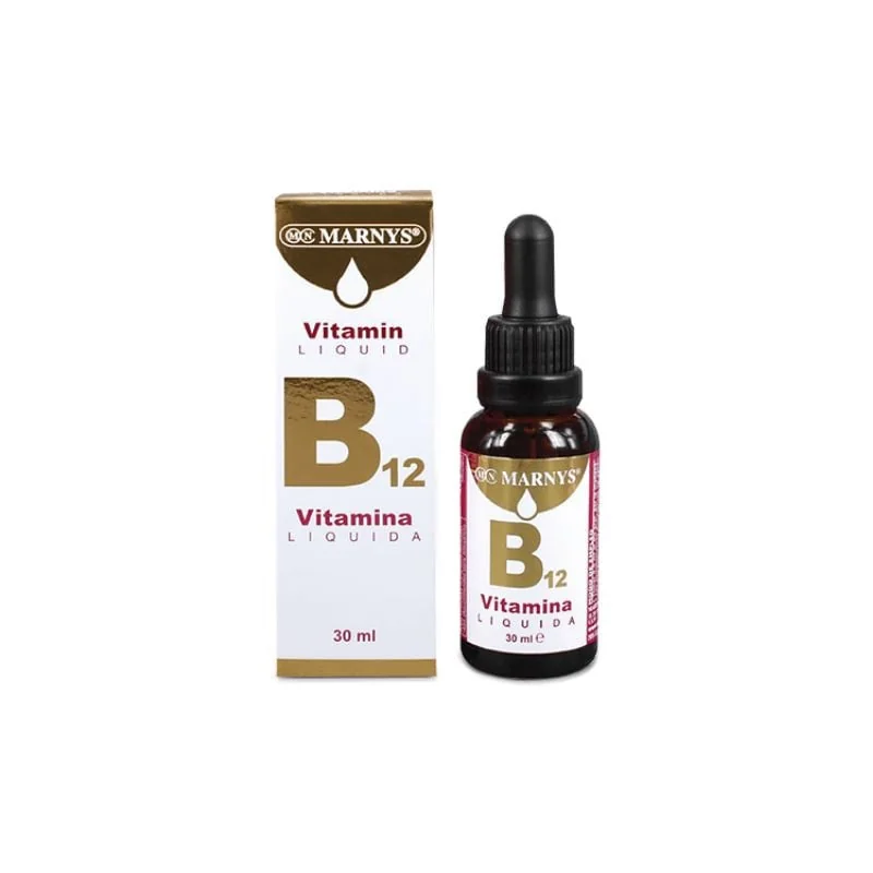 Vitamina B12 Lichida Ciancobalamina Vitahelp, 2.5 MCG, 30 ML, Marnys