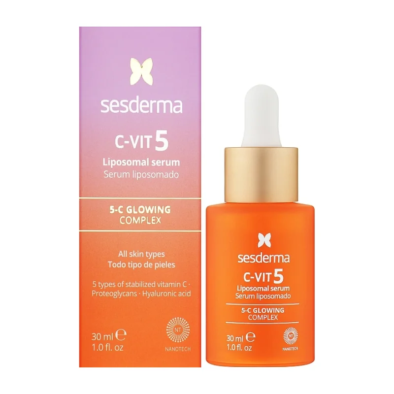 Ser Lipozomal Cu 5 Tipuri De Vitamina C C-Vit, 30 Ml, Sesderma