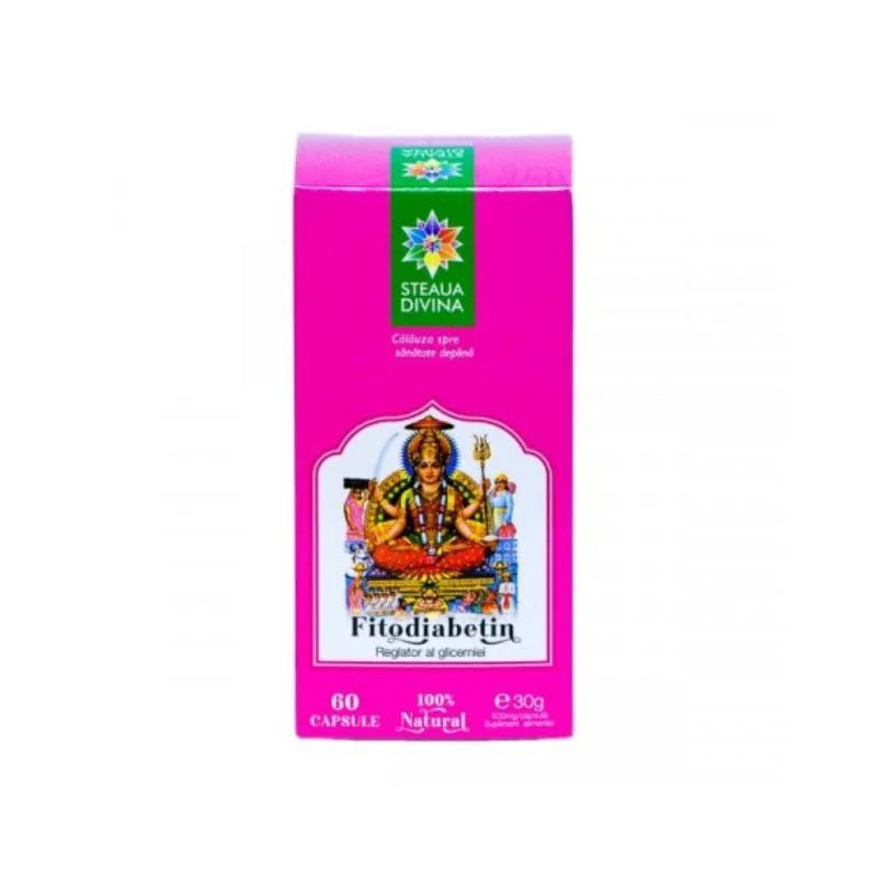 Steaua Divina Fitodiabetin, 60 Capsule