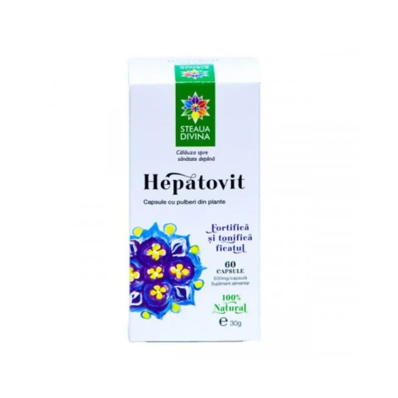Steaua Divina Hepatovit, 60 Capsule
