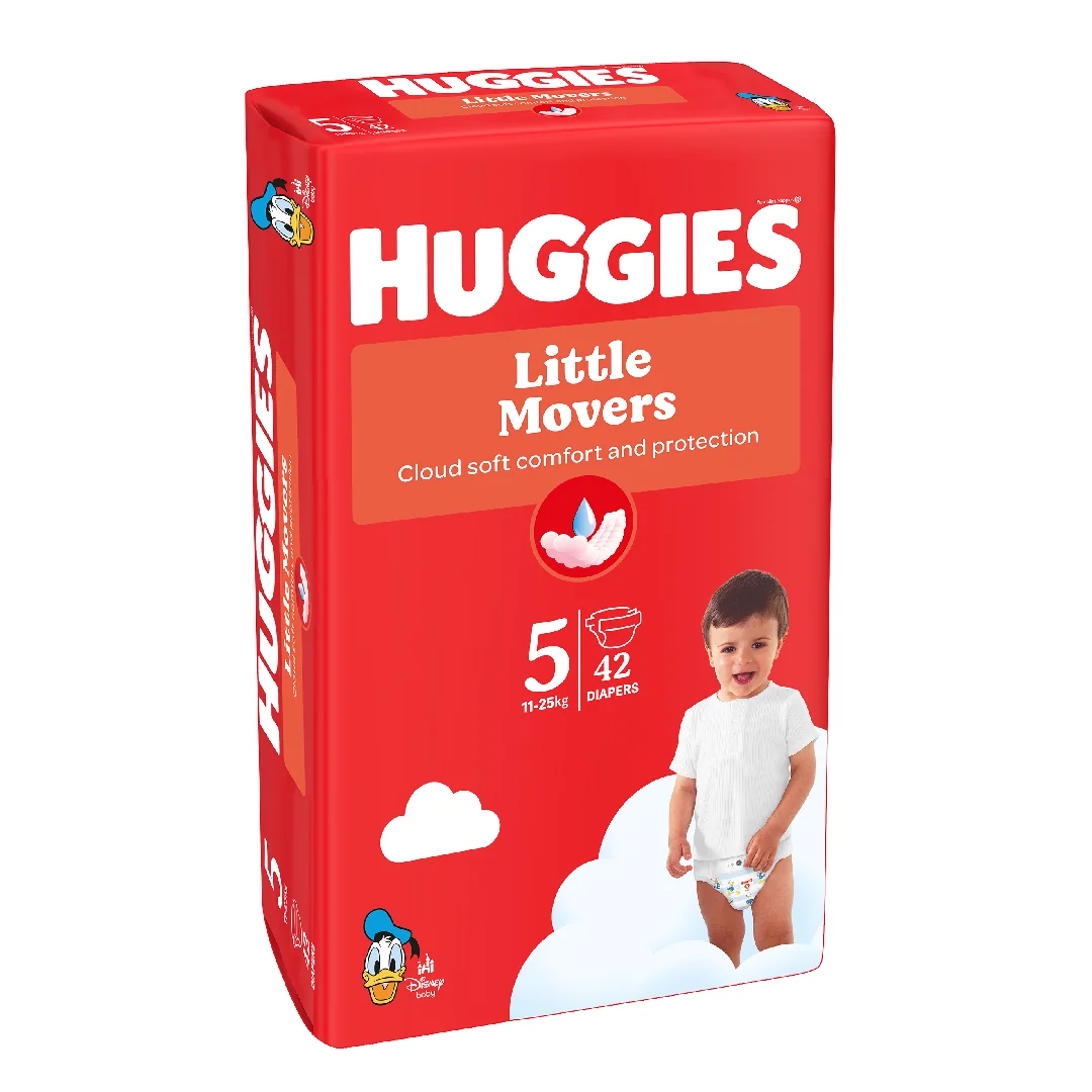 Scutece Ultra Comfort Nr.5, 11-25 Kg, 42 Bucăți, Huggies