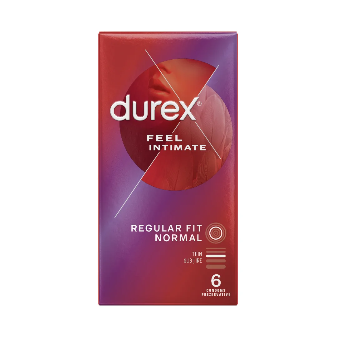 Prezervative Feel Intimate, 6 Bucati, Durex