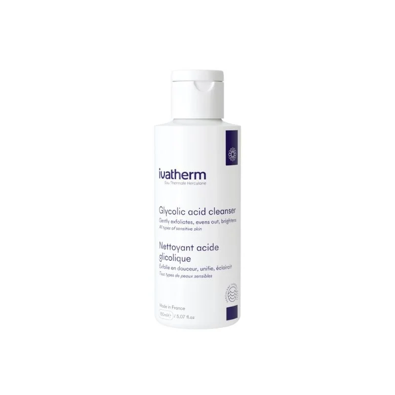 Gel De Curatare Cu Acid Glicolic, 150 Ml, Ivatherm