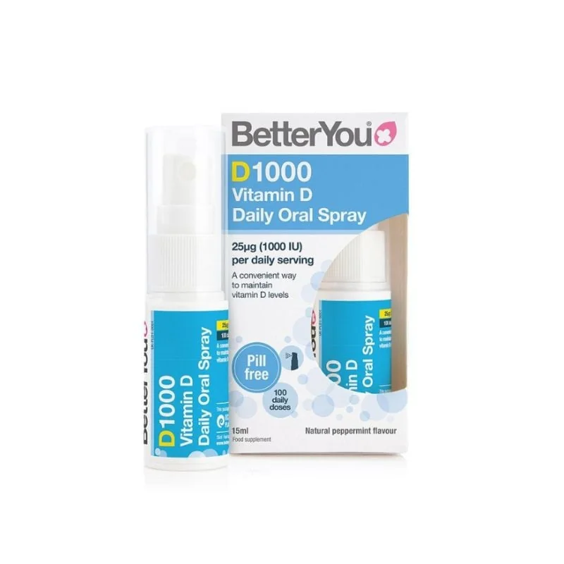 Spray Oral Cu Vitamina D, 1000UI, 15ml, BetterYou