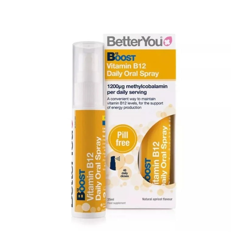 Spray Oral Cu Vitamina B12 Boost, 25Ml, BetterYou