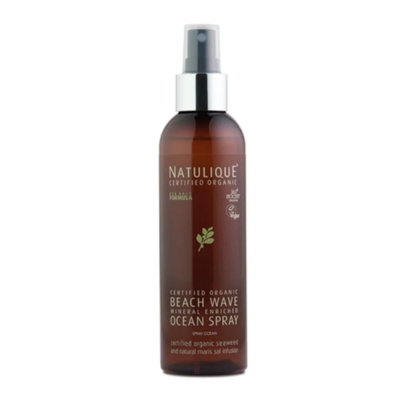Spray Mineralizant Cu Efect De Texturare Și Extra Volum Beach Wave, 200 Ml, Natulique