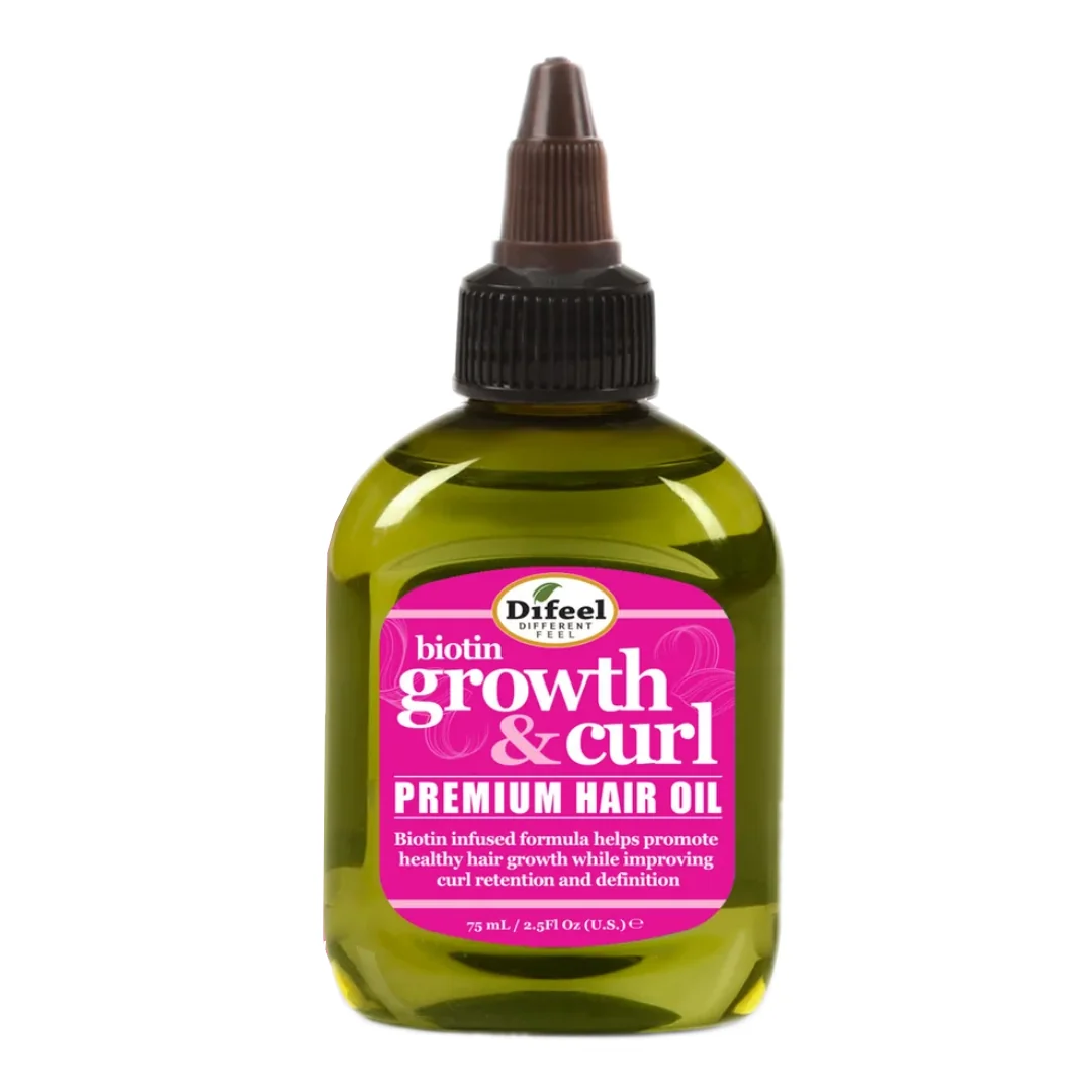 Ulei Premium Pentru Cresterea Parului Si Definirea Buclilor, 75Ml, Difeel