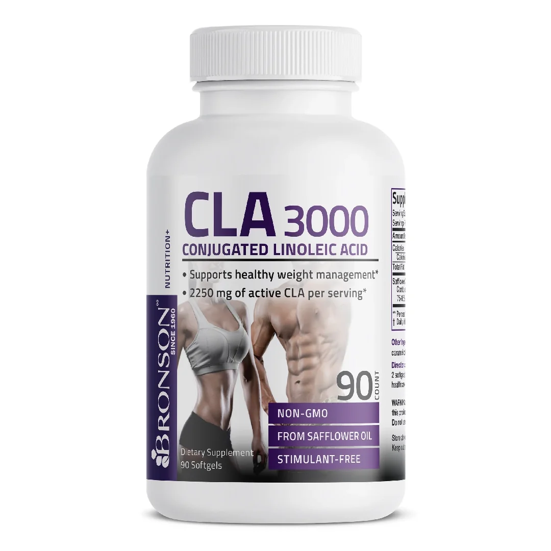 Cla 3000 Acid Linoleic Conjugat, 90 Capsule, Bronson Laboratories