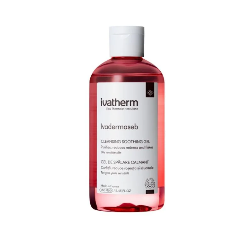 Gel De Spalare Calmant Ivadermaseb, 250 Ml, Ivatherm