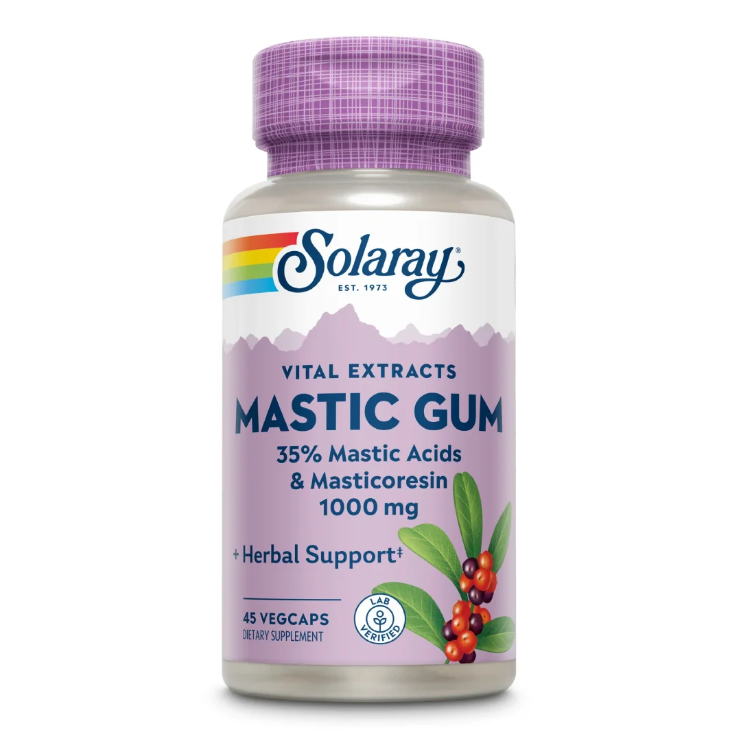 Mastic Gum Solaray, 45 Capsule, Secom