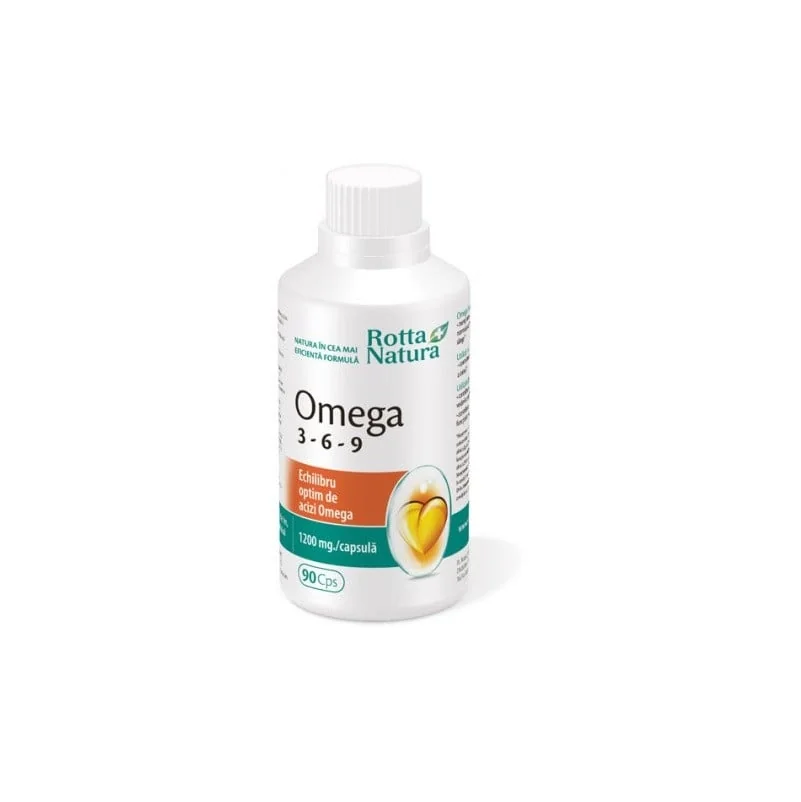 Omega 3 - 6 - 9, 90 Capsule, Rotta Natura