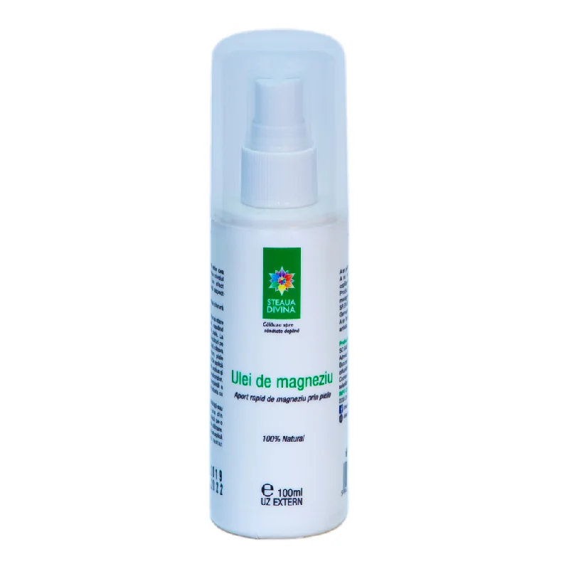 Ulei De Magneziu Pentru Uz Extern Spray, 100 Ml, Steaua Divina