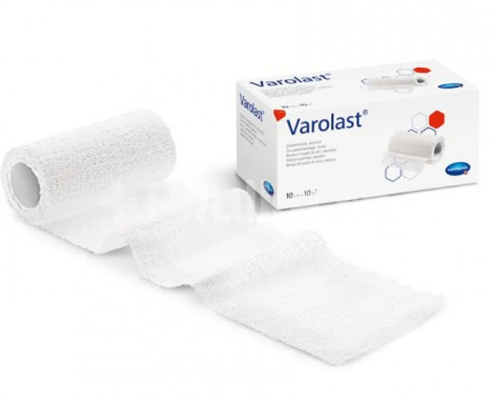 Fasa Elastica Cu Zinc Varolast Plus Hartmann, 10 Cm X 10 M