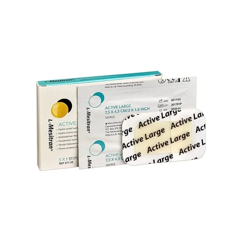 Pansament L-Mesitran Active Large 7.5 Cmx4.5 Cm, 5 Bucati