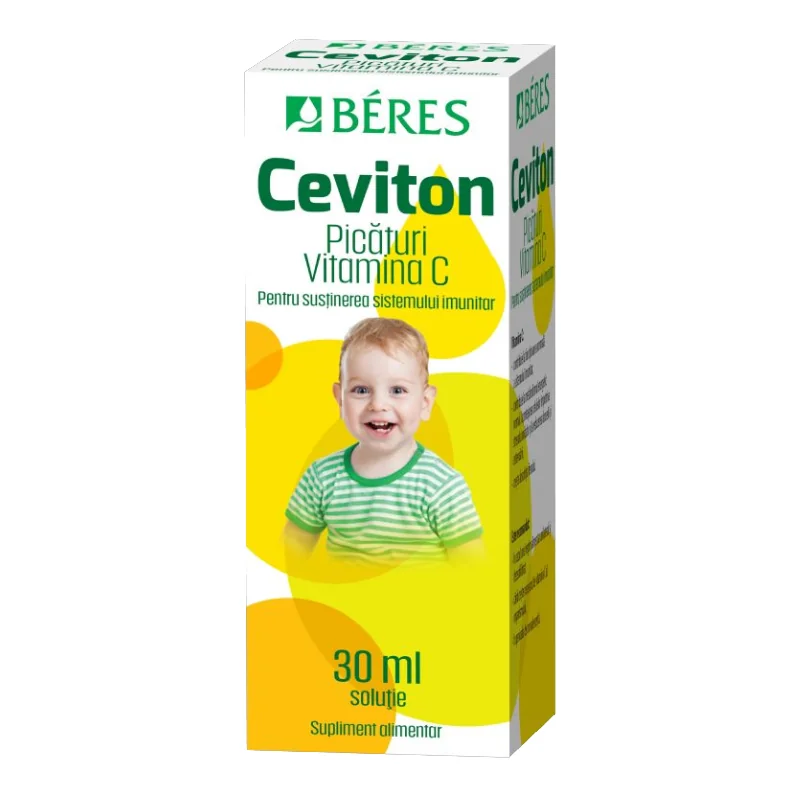 Picaturi Vitamina C, Ceviton, 30 Ml, Beres