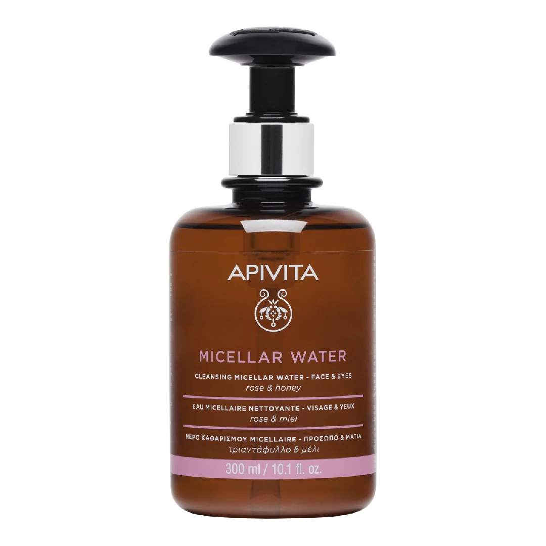 Apa Micelara Demachianta Cu Trandafir Si Miere, 300 Ml, Apivita