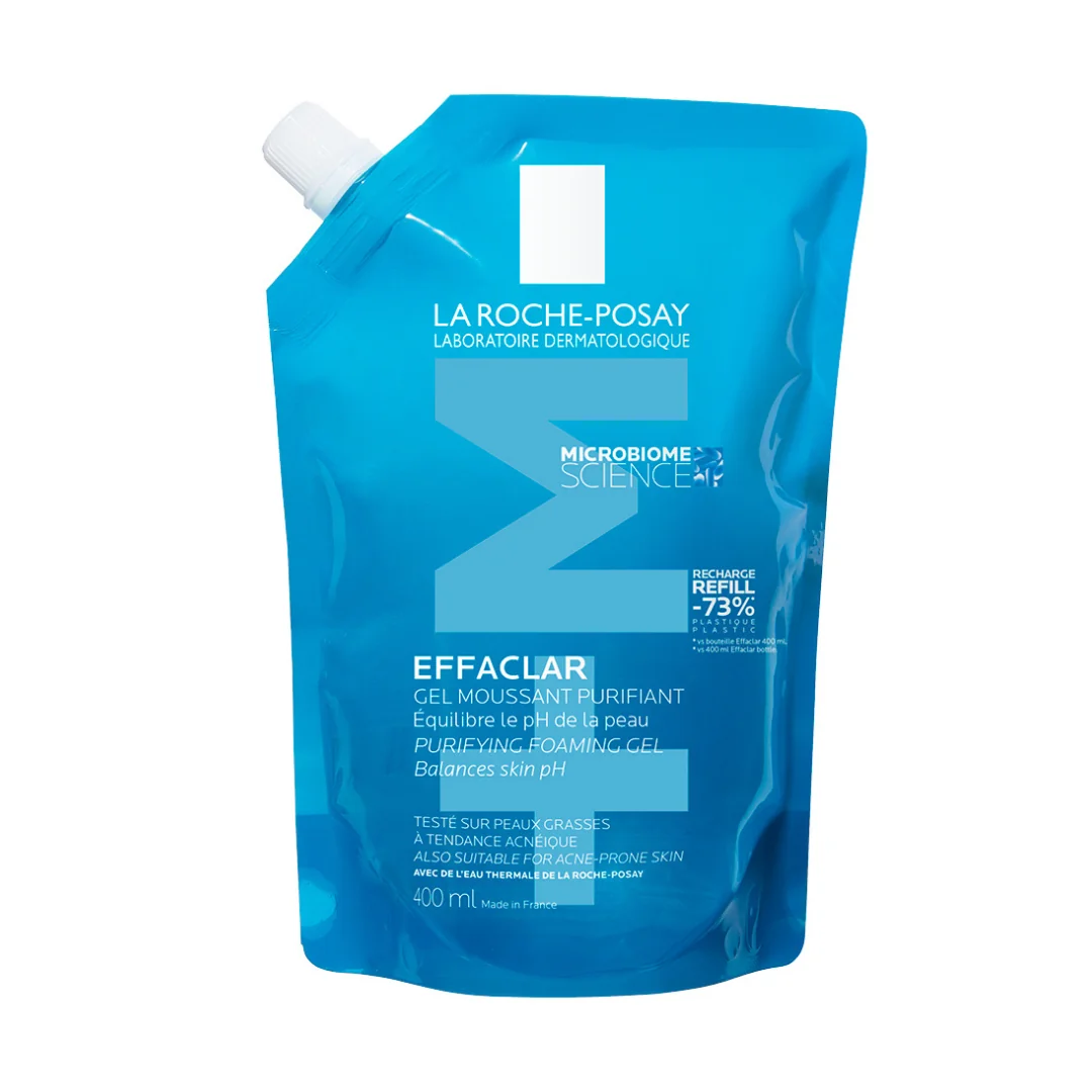 Rezerva Gel Spumant Purifiant Effaclar +M, 400 Ml, La Roche-Posay