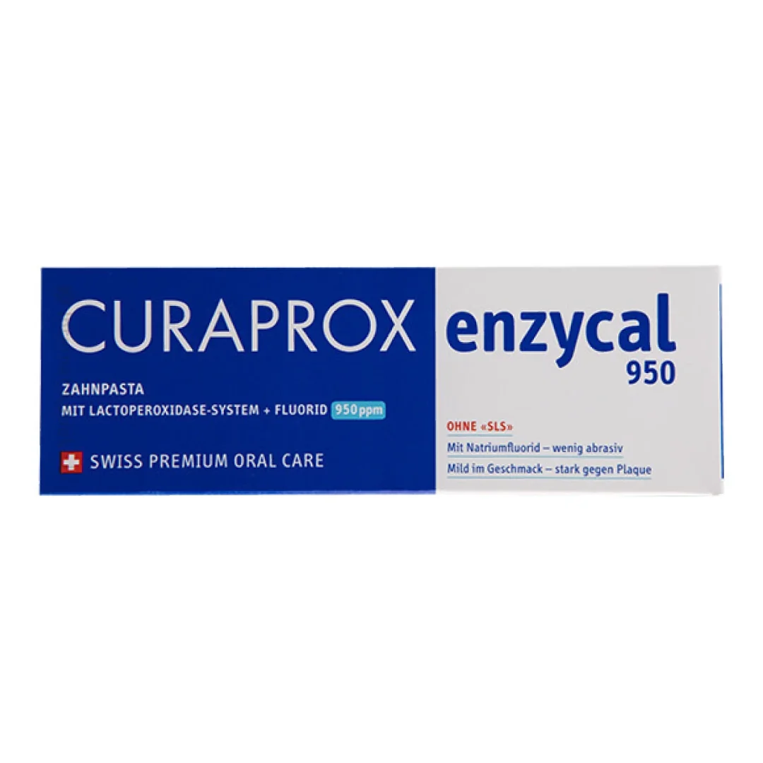 Pasta De Dinti Cu Enzime Si Fluor Enzycal 950, 75 Ml, Curaprox