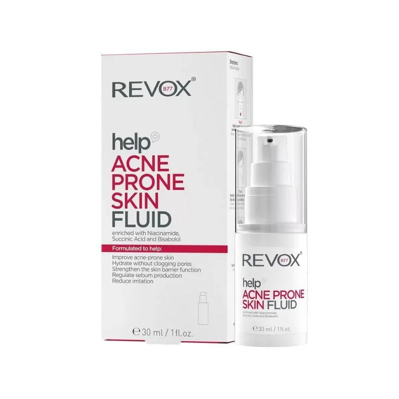 Fluid Pentru Piele Predispusă La Acnee Help, 30ml, Revox