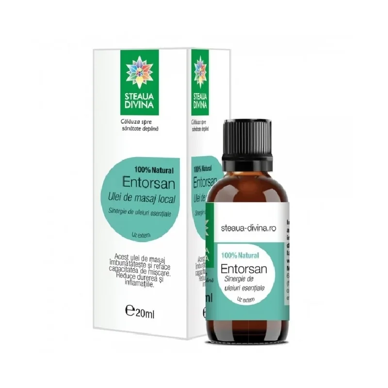 Entorsan Ulei De Masaj, 20 Ml, Steaua Divina