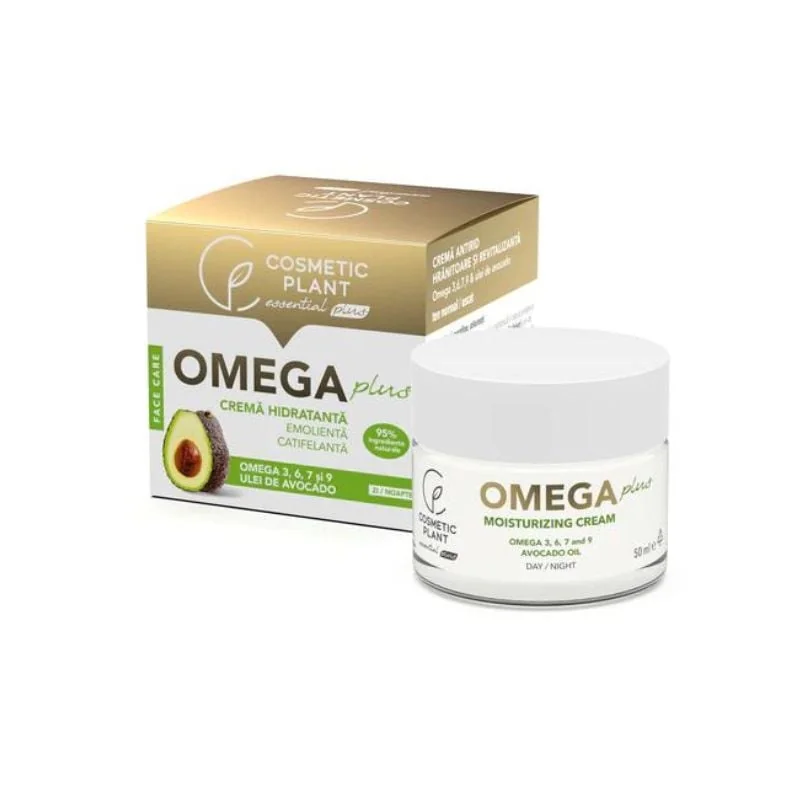 Cosmetic Plant Crema Hidratanta Emolienta Catifelanta Cu Omega Plus Si Ulei De Avocado, 50Ml