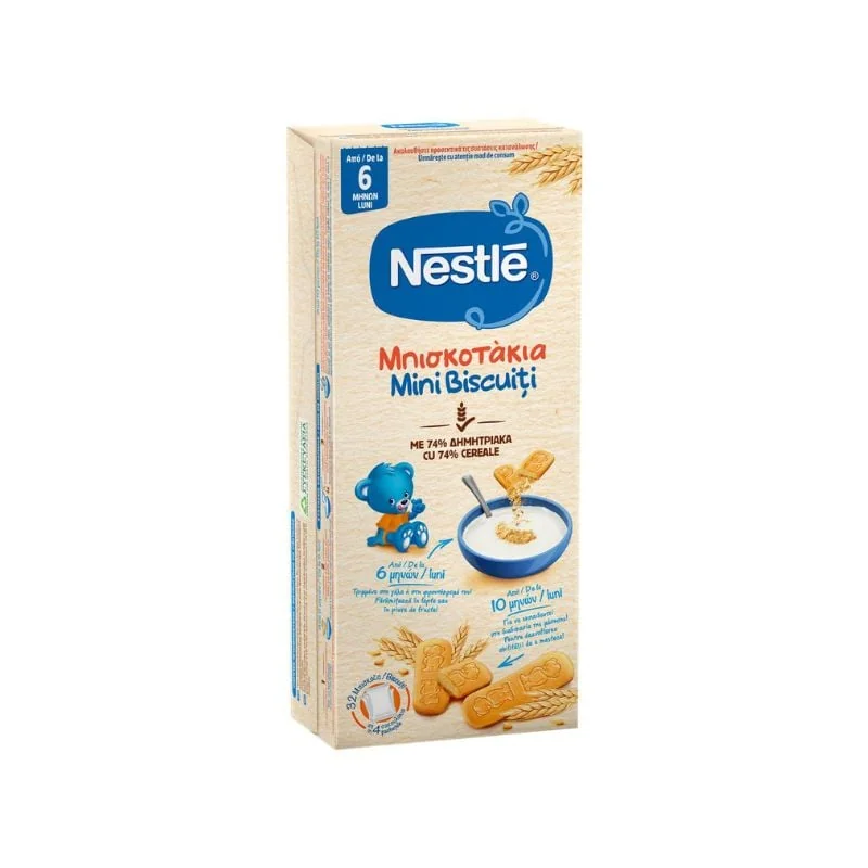 Mini Biscuiți 6 Luni+, 180 G, Nestle