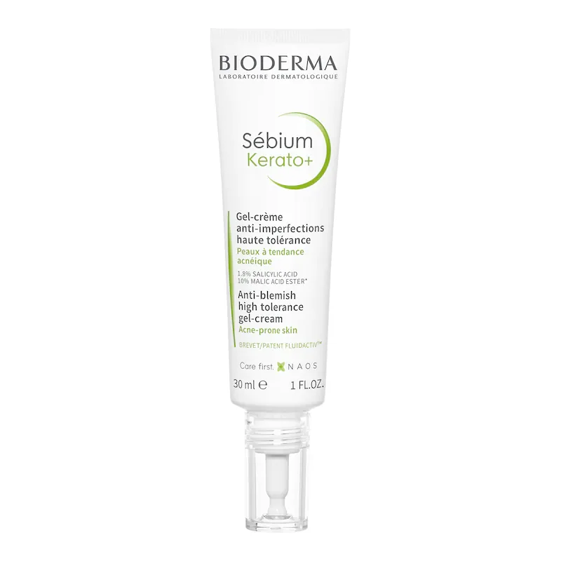 Gel Crema Anti-Imperfectiuni Sebium Kerato+, 30 Ml, Bioderma