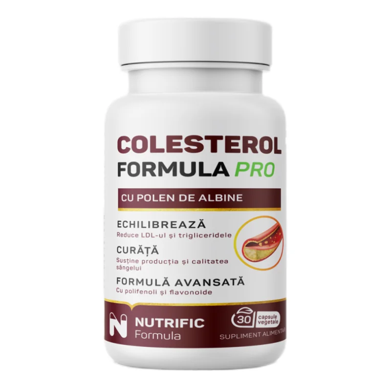 Colesterol Formula Pro, 30 Capsule Vegetale, Nutrific