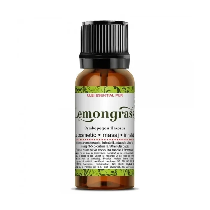 Ulei Esential De Lemongrass, 10 Ml, Steaua Divina