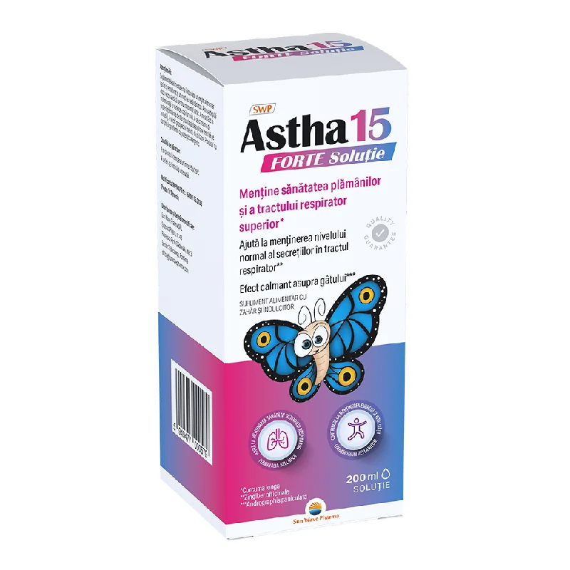 Sirop Astha 15 Forte, 200 Ml, Sun Wave Pharma