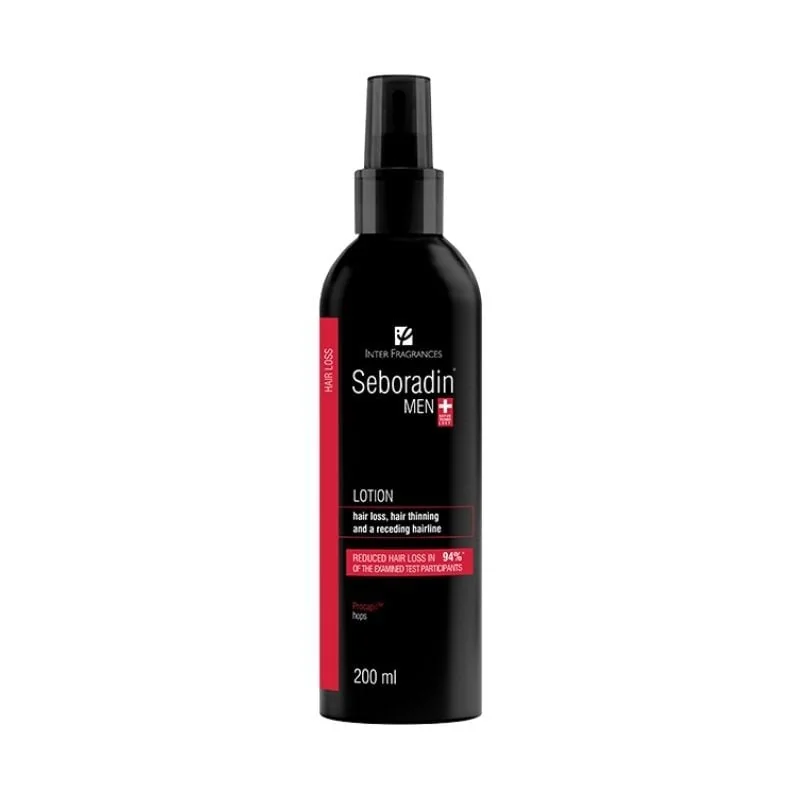 Lotiune Pentru Barbati Impotriva Caderii Si Raririi Parului Men, 200 Ml, Seboradin