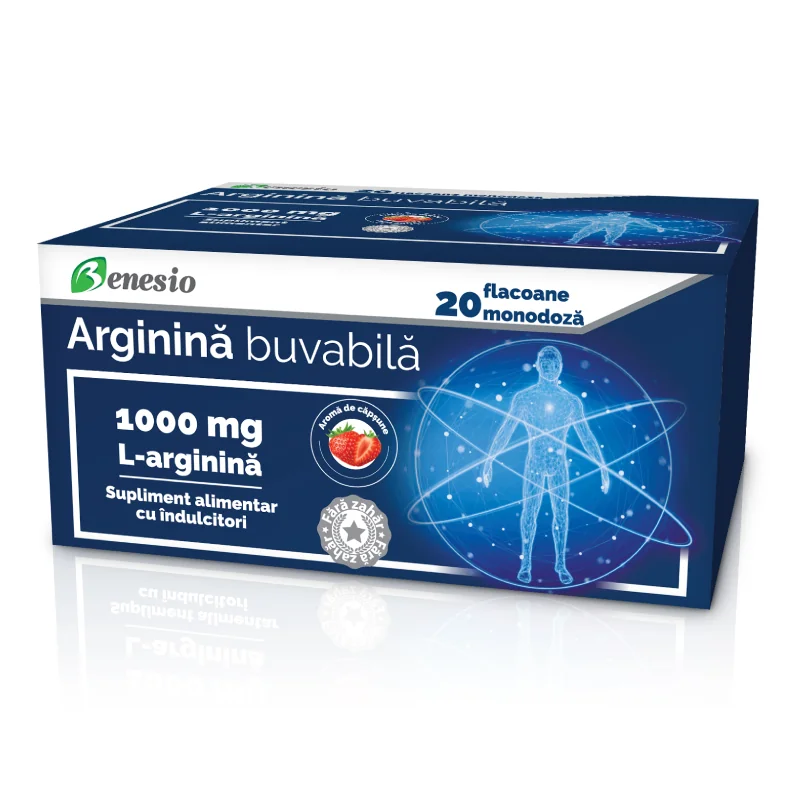 L-Arginina, 20 Flacoane Monodoza, Benesio