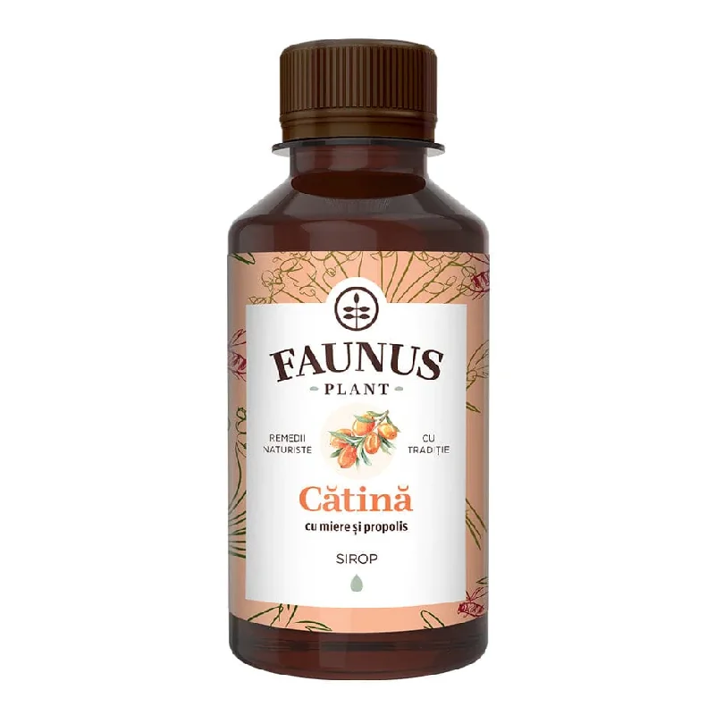 Sirop Cătina Cu Miere Și Propolis, 200 ML, Faunus Plant