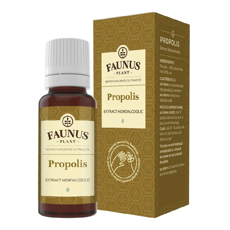 Tinctura Propolis 30%, 20 Ml, Faunus Plant