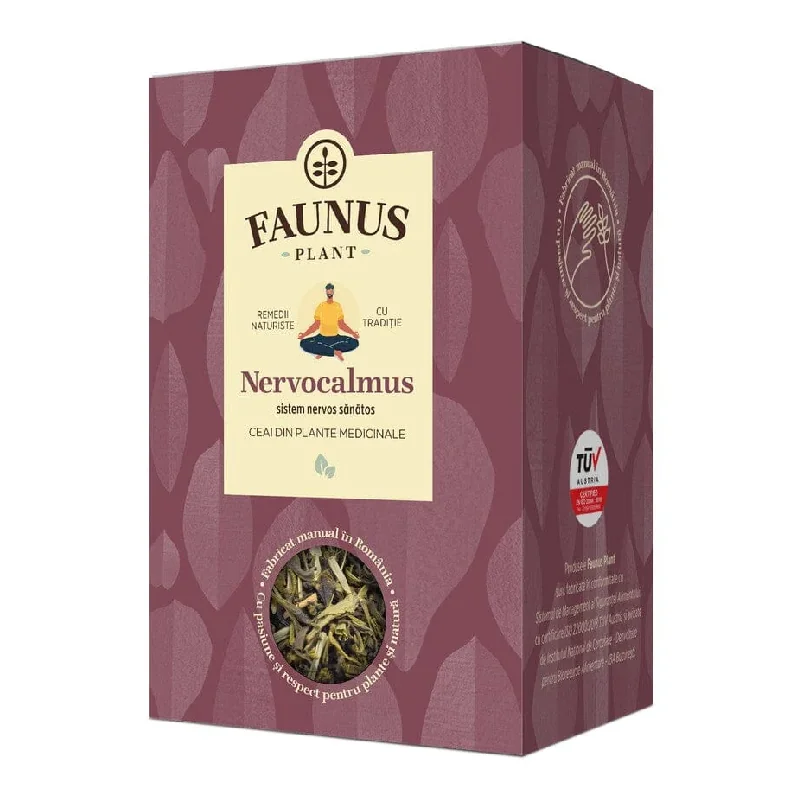 Ceai Nervocalmus, 90 G, Faunus Plant